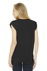 BC8804 - BELLA + CANVAS Women's Flowy Muscle Tee With Rolled Cuffs