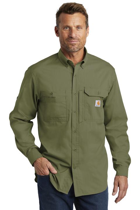 CT102418 - Carhartt Force Ridgefield Solid Long Sleeve Shirt