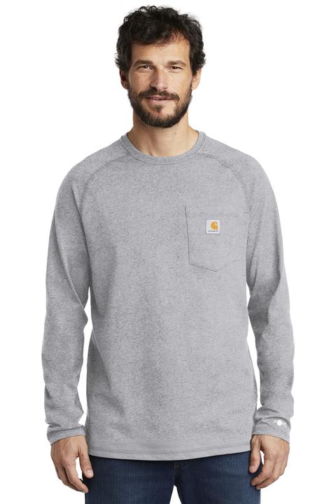 CT100393 - Carhartt Force Cotton Delmont Long Sleeve T Shirt
