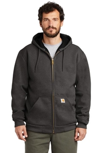 CT100632 - Carhartt Rain Defender Rutland Thermal-Lined Hooded Zip-Front Sweatshirt