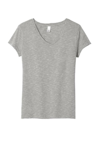 DT664 - District Women s Medal V-Neck Tee