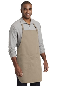 A600 - Port Authority Full-Length Two-Pocket Bib Apron