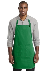 A600 - Port Authority Full-Length Two-Pocket Bib Apron