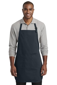 A600 - Port Authority Full-Length Two-Pocket Bib Apron