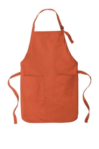 A600 - Port Authority Full-Length Two-Pocket Bib Apron