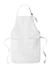 A600 - Port Authority Full-Length Two-Pocket Bib Apron