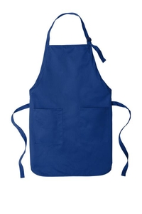 A600 - Port Authority Full-Length Two-Pocket Bib Apron
