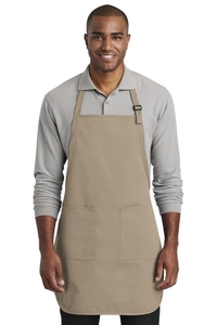 A600 - Port Authority Full-Length Two-Pocket Bib Apron