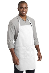 A600 - Port Authority Full-Length Two-Pocket Bib Apron