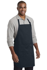 A600 - Port Authority Full-Length Two-Pocket Bib Apron