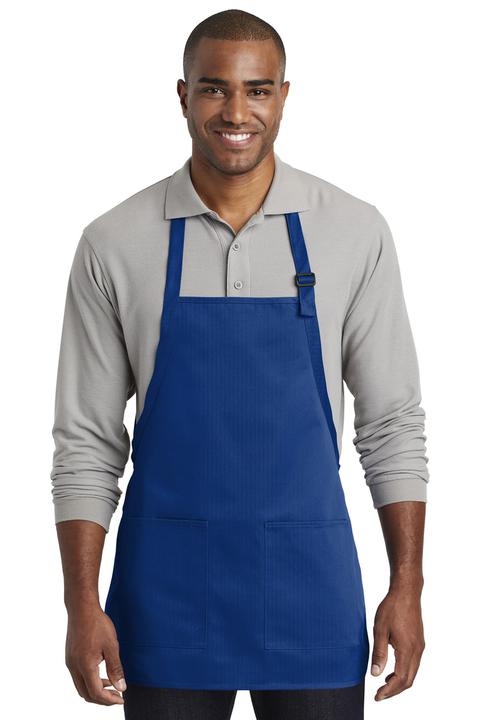 A601 - Port Authority Medium-Length Two-Pocket Bib Apron