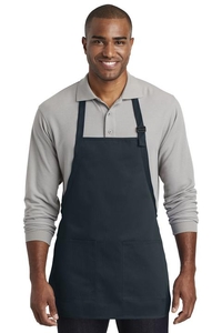 A601 - Port Authority Medium-Length Two-Pocket Bib Apron