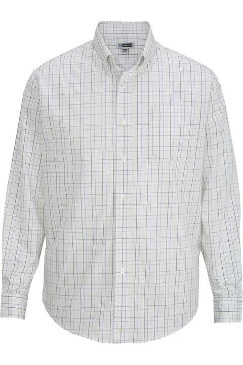 1973 - Edwards Men's Tattersall Poplin Shirt