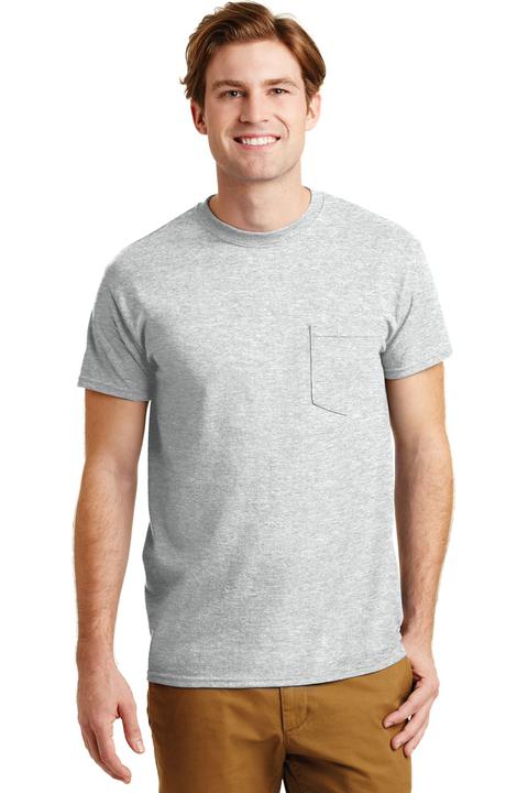 8300 - Gildan - DryBlend 50 Cotton/50 Poly Pocket T-Shirt