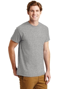 8300 - Gildan - DryBlend 50 Cotton/50 Poly Pocket T-Shirt