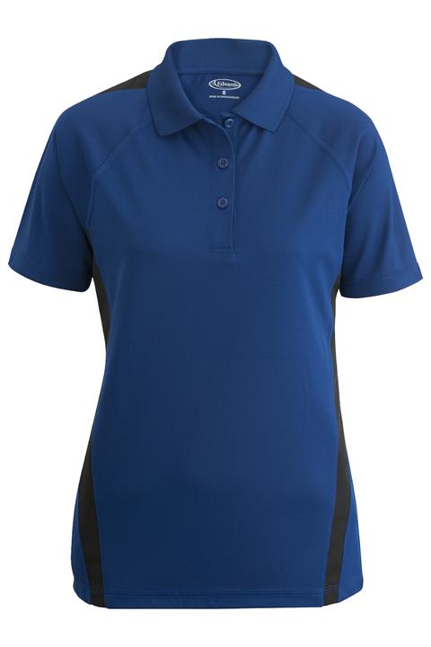 5513 - Edwards Ladies' Snag-Proof Color Block Short Sleeve Polo