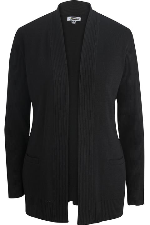 7059 - Edwards Ladies' Open Cardigan Acrylic Sweater