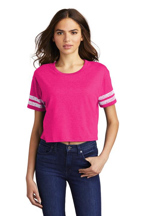 DT488 - District Women's Scorecard Crop Tee DT488