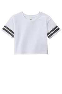 DT488 - District Women's Scorecard Crop Tee DT488