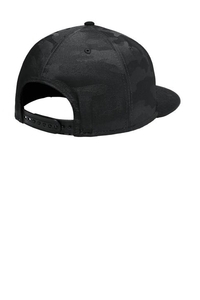 NE407 - New Era Camo Flat Bill Snapback Cap NE407