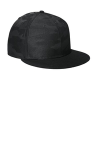 NE407 - New Era Camo Flat Bill Snapback Cap NE407