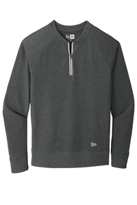 NEA123 - New Era Sueded Cotton Blend 1/4-Zip Pullover NEA123