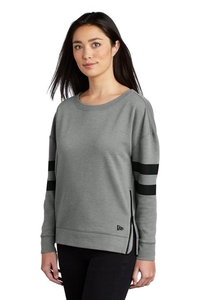 LNEA513 - New Era Ladies Tri-Blend Fleece Varsity Crew LNEA513