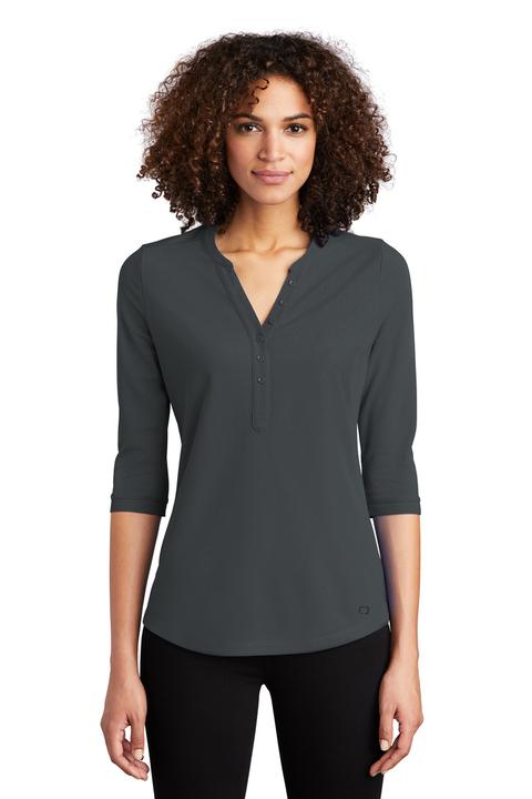 LOG104 - OGIO Ladies Jewel Henley