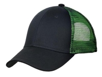 C818 - Port Authority Double Mesh Snapback Sandwich Bill Cap