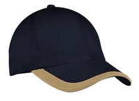 C867 - Port Authority Contrast Stripe Sandwich Bill Cap.  C867