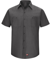 SX21 - Red KapĀ® Ladies Short Sleeve Work Shirt with Mimix