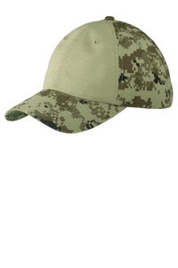 C926 - Port Authority Colorblock Digital Ripstop Camouflage Cap