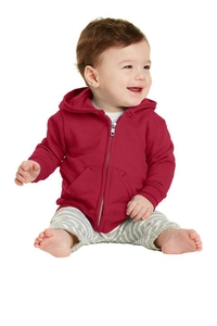 CAR78IZH - Port & Company Infant Core Fleece Full-Zip Hooded Sweatshirt