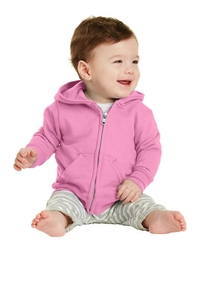 CAR78IZH - Port & Company Infant Core Fleece Full-Zip Hooded Sweatshirt