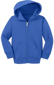 CAR78TZH - Port & Company Toddler Core Fleece Full-Zip Hooded Sweatshirt