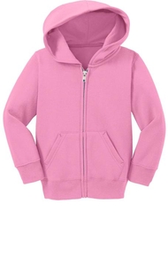 CAR78TZH - Port & Company Toddler Core Fleece Full-Zip Hooded Sweatshirt
