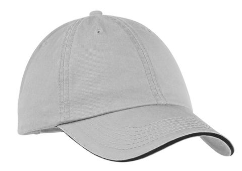 CP79 - Port & Company - Washed Twill Sandwich Bill Cap.  CP79