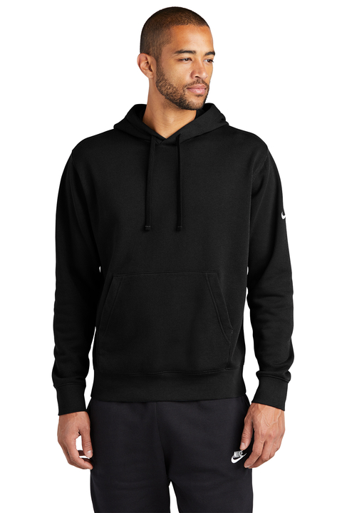 NKDR1499 - Nike Club Fleece Sleeve Swoosh Pullover Hoodie