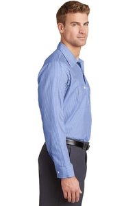 CS10LONG - Red Kap® Long Size Long Sleeve Striped Industrial Work Shirt