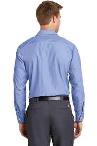 CS10LONG - Red Kap® Long Size Long Sleeve Striped Industrial Work Shirt