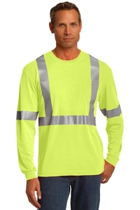 CS401LS - CornerStone ANSI 107 Class 2 Long Sleeve Safety T Shirt