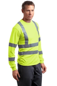 CS409 - CornerStone ANSI 107 Class 3 Long Sleeve Snag Resistant Reflective T Shirt