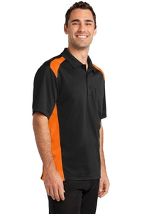 CS416 - CornerStone Select Snag-Proof Two Way Colorblock Pocket Polo