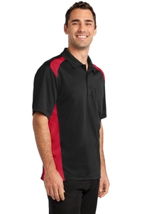 CS416 - CornerStone Select Snag-Proof Two Way Colorblock Pocket Polo