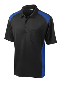 CS416 - CornerStone Select Snag-Proof Two Way Colorblock Pocket Polo
