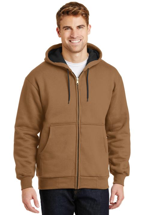 CS620 - CornerStone - Heavyweight Full-Zip Hooded Sweatshirt with Thermal Lining. CS620
