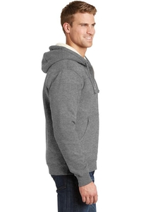 CS625 - CornerStone Heavyweight Sherpa-Lined Hooded Fleece Jacket