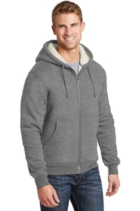 CS625 - CornerStone Heavyweight Sherpa-Lined Hooded Fleece Jacket