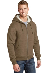 CS625 - CornerStone Heavyweight Sherpa-Lined Hooded Fleece Jacket