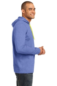 987 - Anvil 100% Combed Ring Spun Cotton Long Sleeve Hooded T Shirt